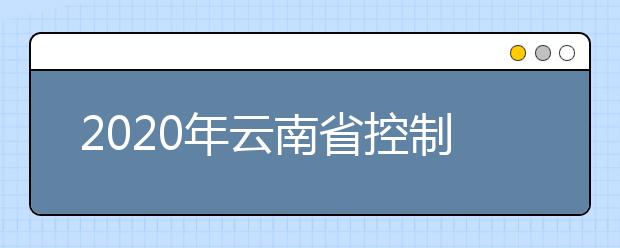 2020年云南省控制分?jǐn)?shù)線:一本文史555分，理工535分