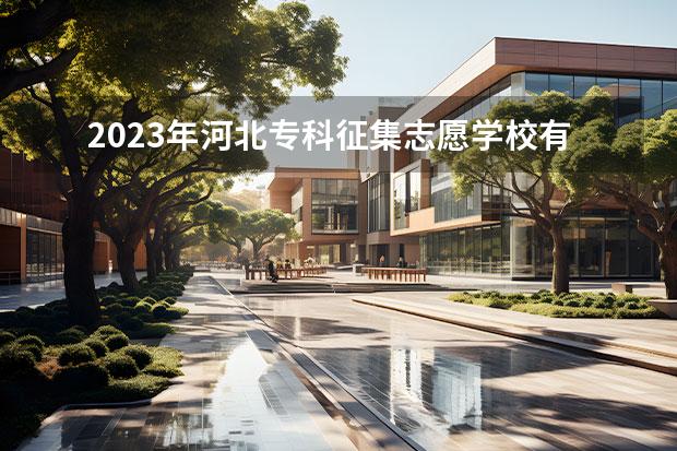 2023年河北?？普骷驹笇W(xué)校有哪些
